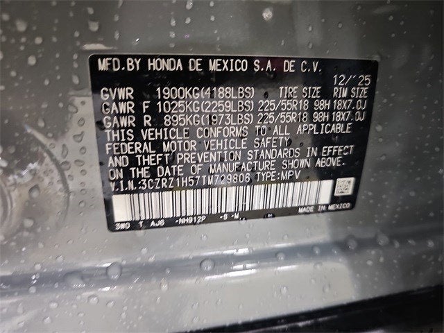 2026 Honda HR-V Sport