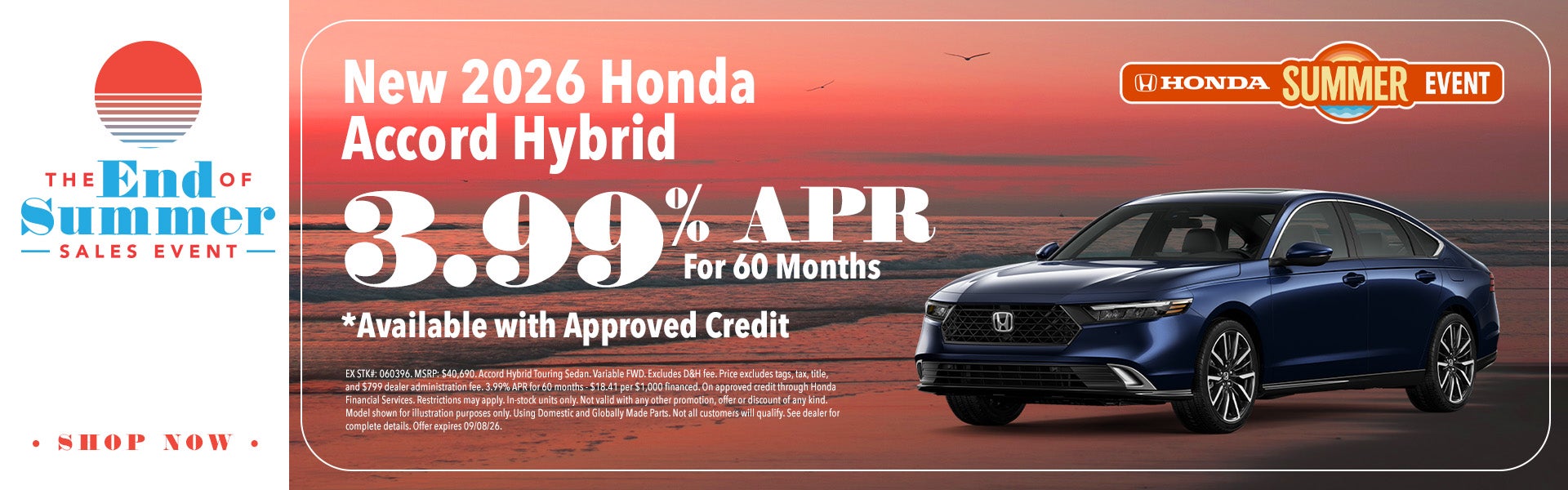 New 2026 Honda Accord Hybrid