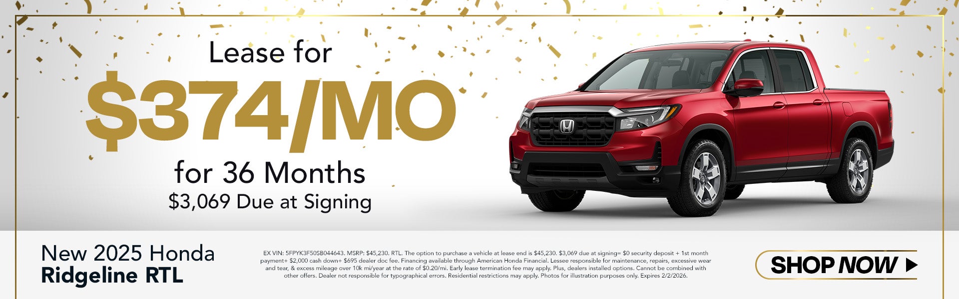 New 2025 Honda Ridgeline
