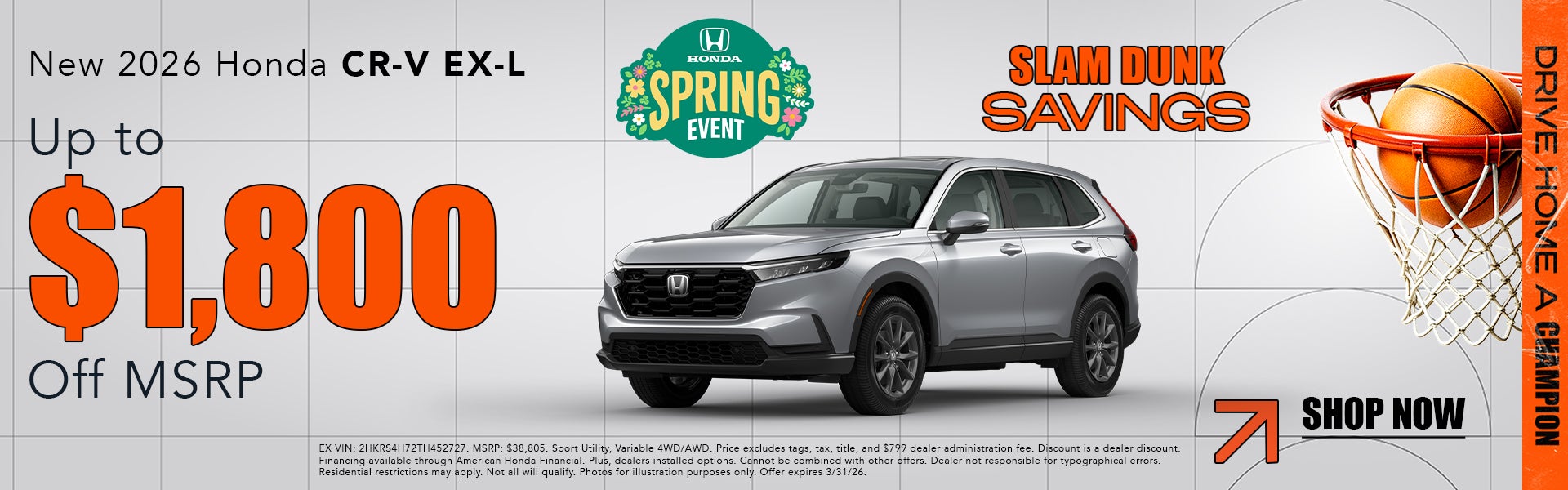 New 2026 Honda CR-V EX-L