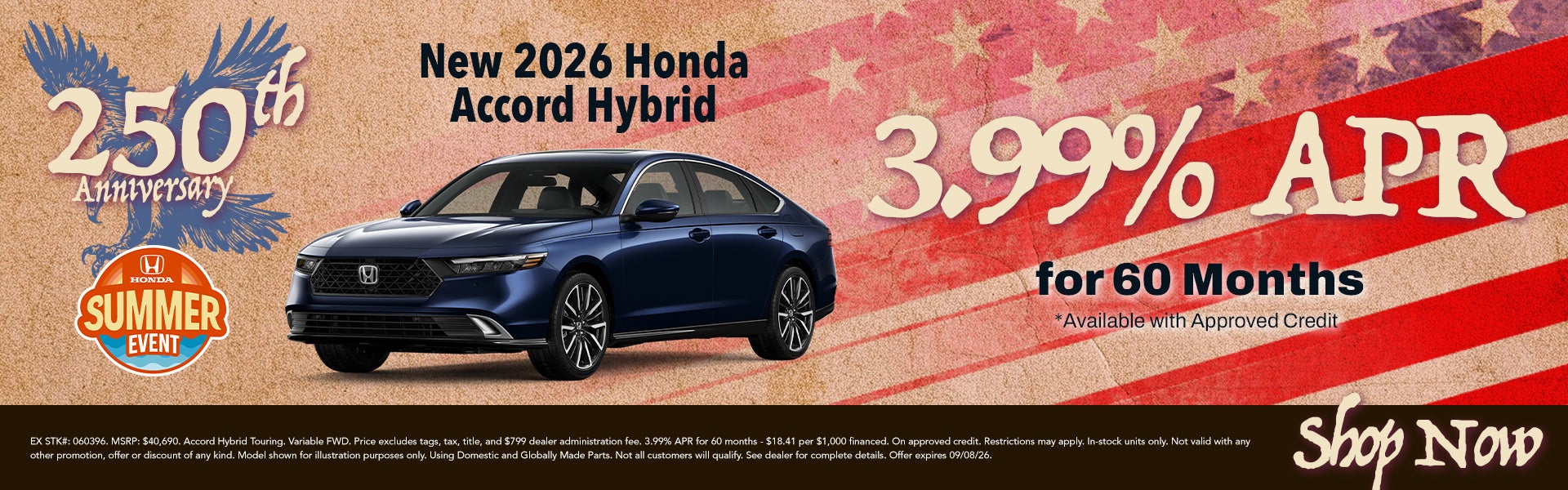 New 2026 Honda Accord Hybrid